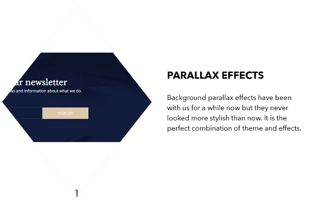 Parallax effects