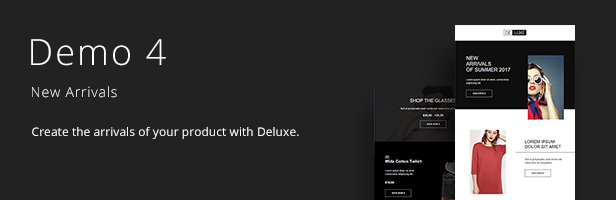 Deluxe - Fashion & Online Store Email Newsletter Template 10 Layout - 5