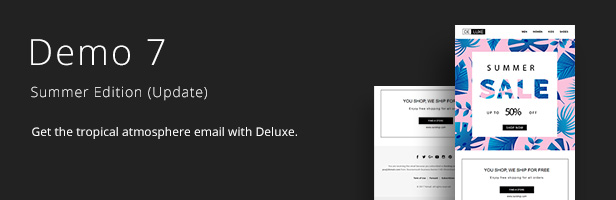 Deluxe - Fashion & Online Store Email Newsletter Template 10 Layout - 8