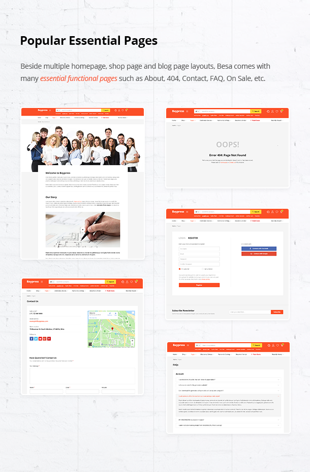 Besa - Elementor Marketplace WooCommerce Theme - 19