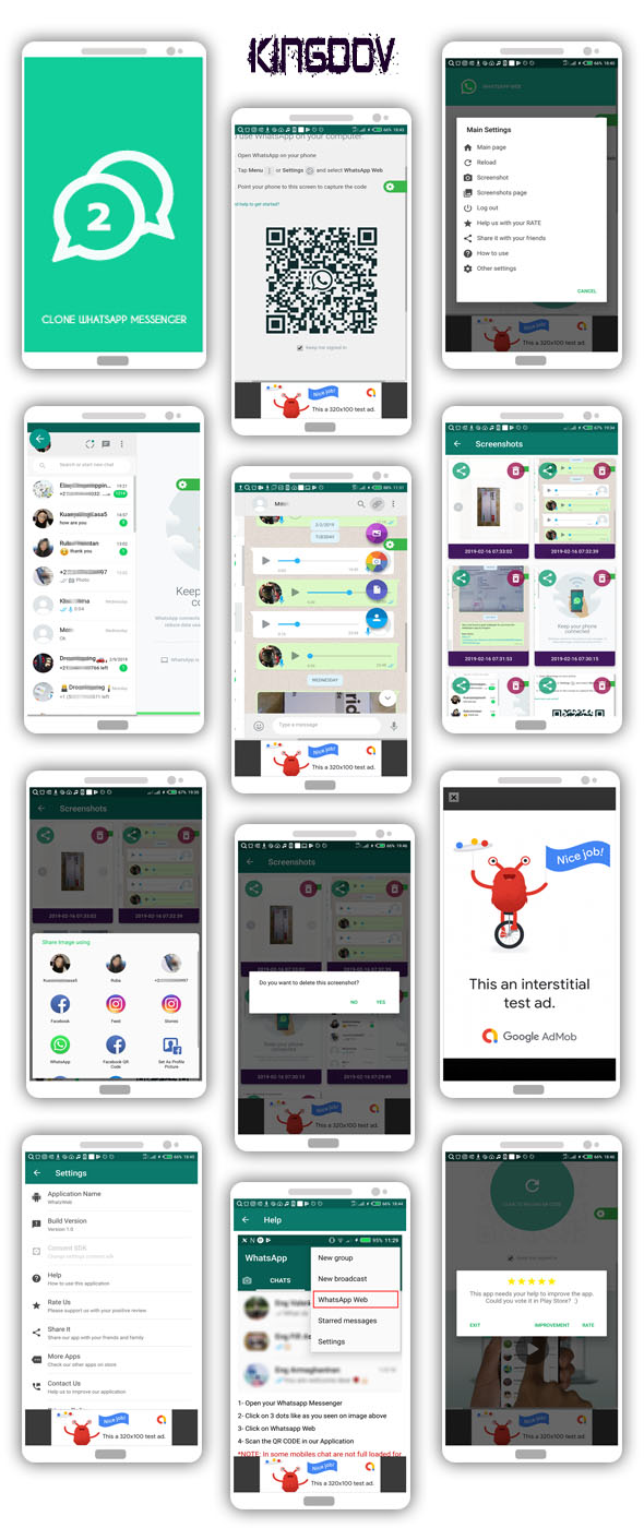 Clone Whatsapp Messenger  PRO - AdMob & GDPR - 2