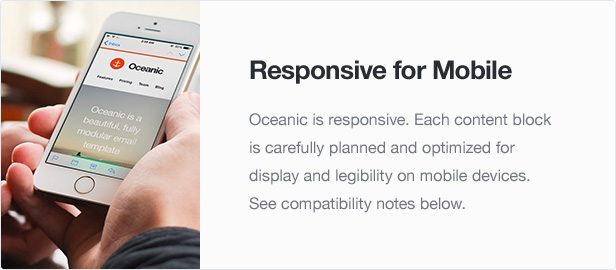 Oceanic - Modular Responsive Email Template - 2