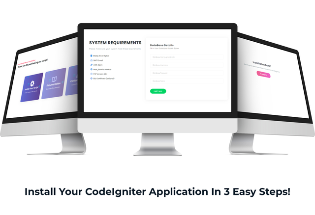 CodeIgniter Script Installer