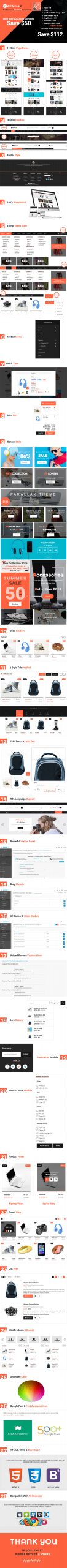 Prallax-Multipurpose OpenCart Template