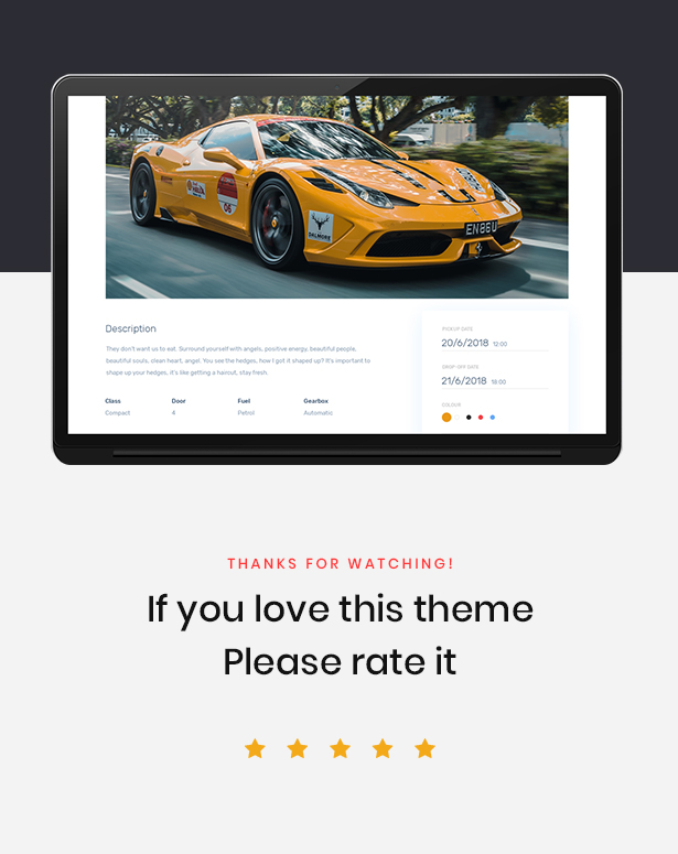 Leo Rent Car - Car Rental Website PrestaShop Theme - 1