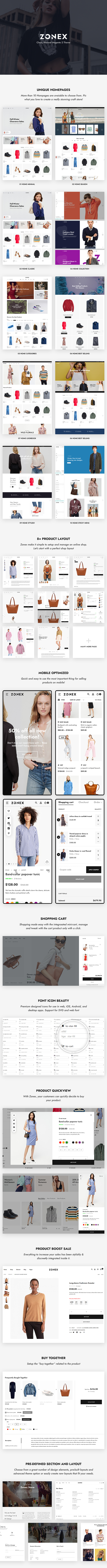 Zonex Fashion eCommerce Magento 2 Theme - 1