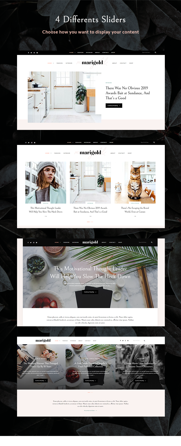 Marigold - A WordPress Blog & Shop Theme - 7