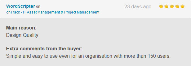 onTrack - IT Asset Management & Project Management - 3
