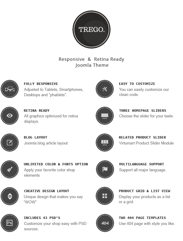 Trego - Premium Responsive Joomla Theme - 1