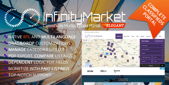 Classifieds Multipurpose Portal - Infinity Market