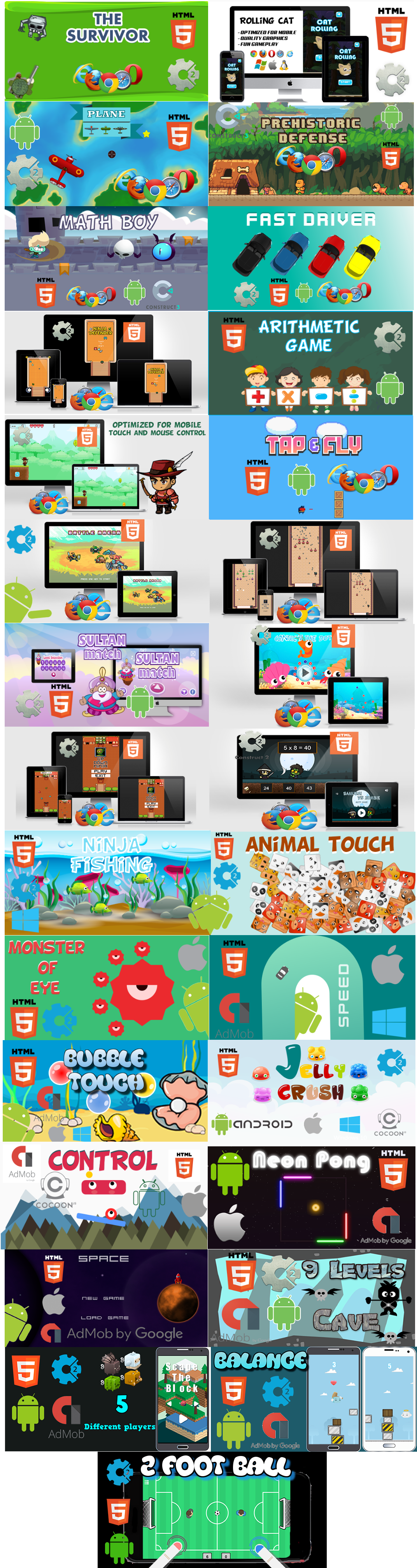 Mega Bundle 29 HTML5 Games (CAPX) - 1