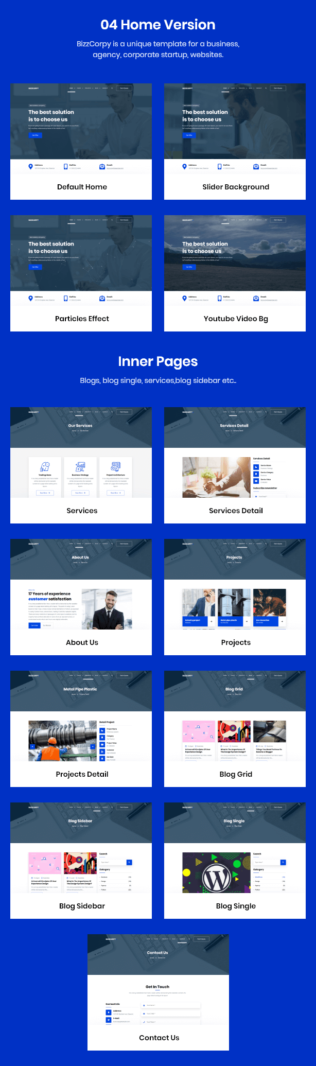 BizzCorpy - Business Corporate Template - 1