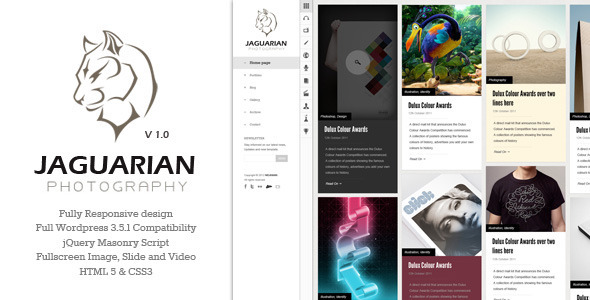 Jaguarian - Responsive Joomla Template - 1