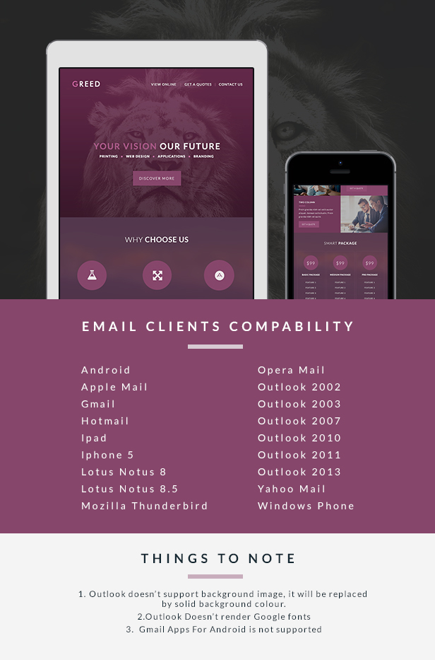 GREED - Responsive Email Template