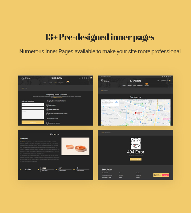 13+ Pre-designed inner pages
