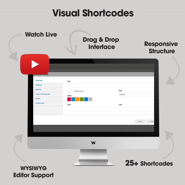 Visual Shortcodes