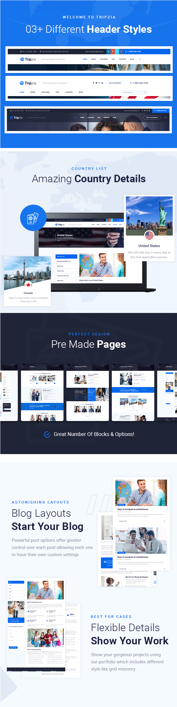 Tripzia - Visa And Immigration Html5 Template