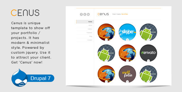 Spotlight - Clean & Minimal Drupal Theme - 1