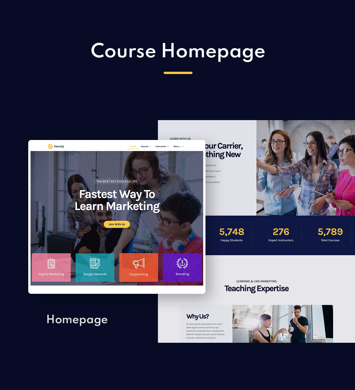 Coursly | Offline Course Elementor Template Kit - 1