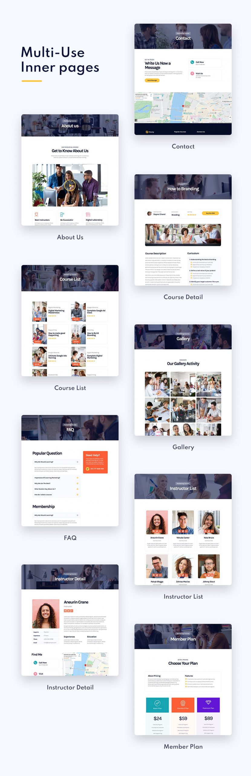 Coursly | Offline Course Elementor Template Kit - 2