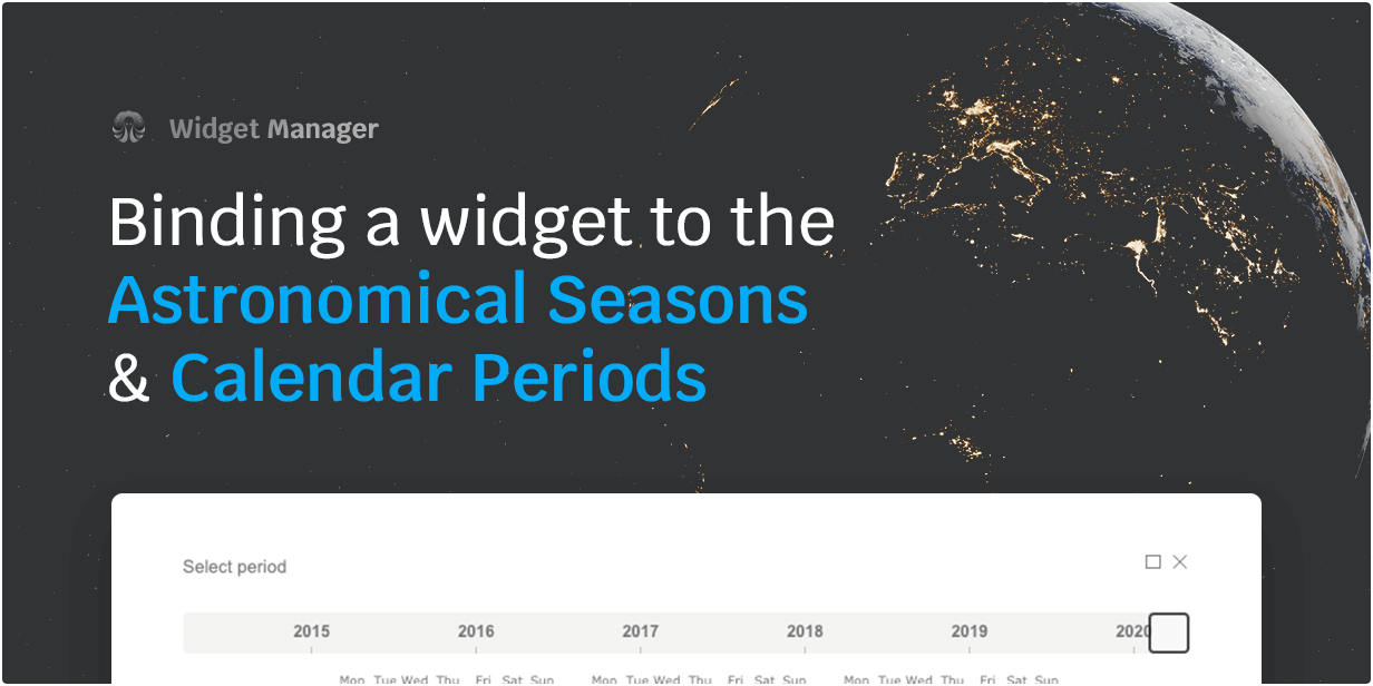 Binding a widget to the Astronomical Seasons & Calendar Periods