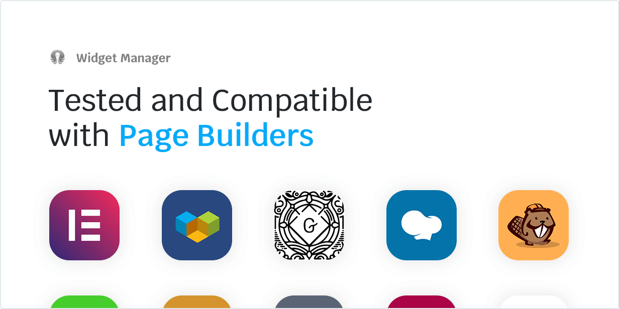 Tested and Compatible with Page Builders