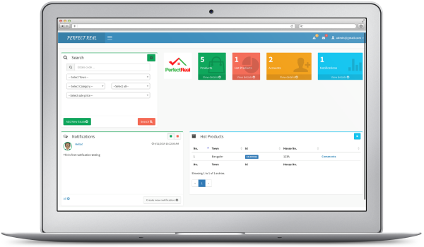 PerfectReal RealEstate Management Application - Cross platform with .NET MVC Admin - 2