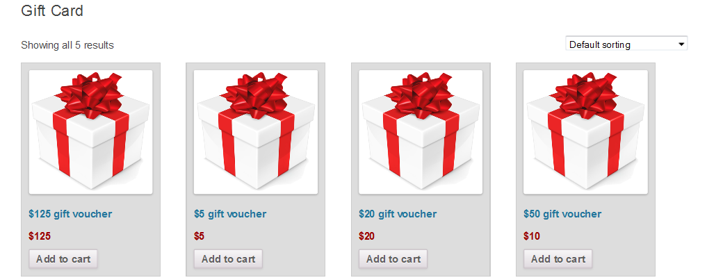 WooCommerce Gift Card - 3