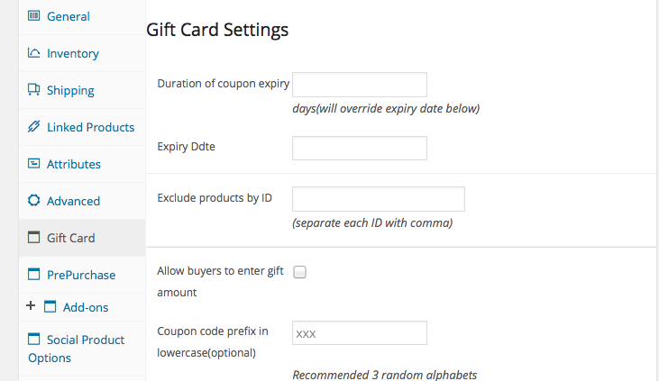 WooCommerce Gift Card - 2