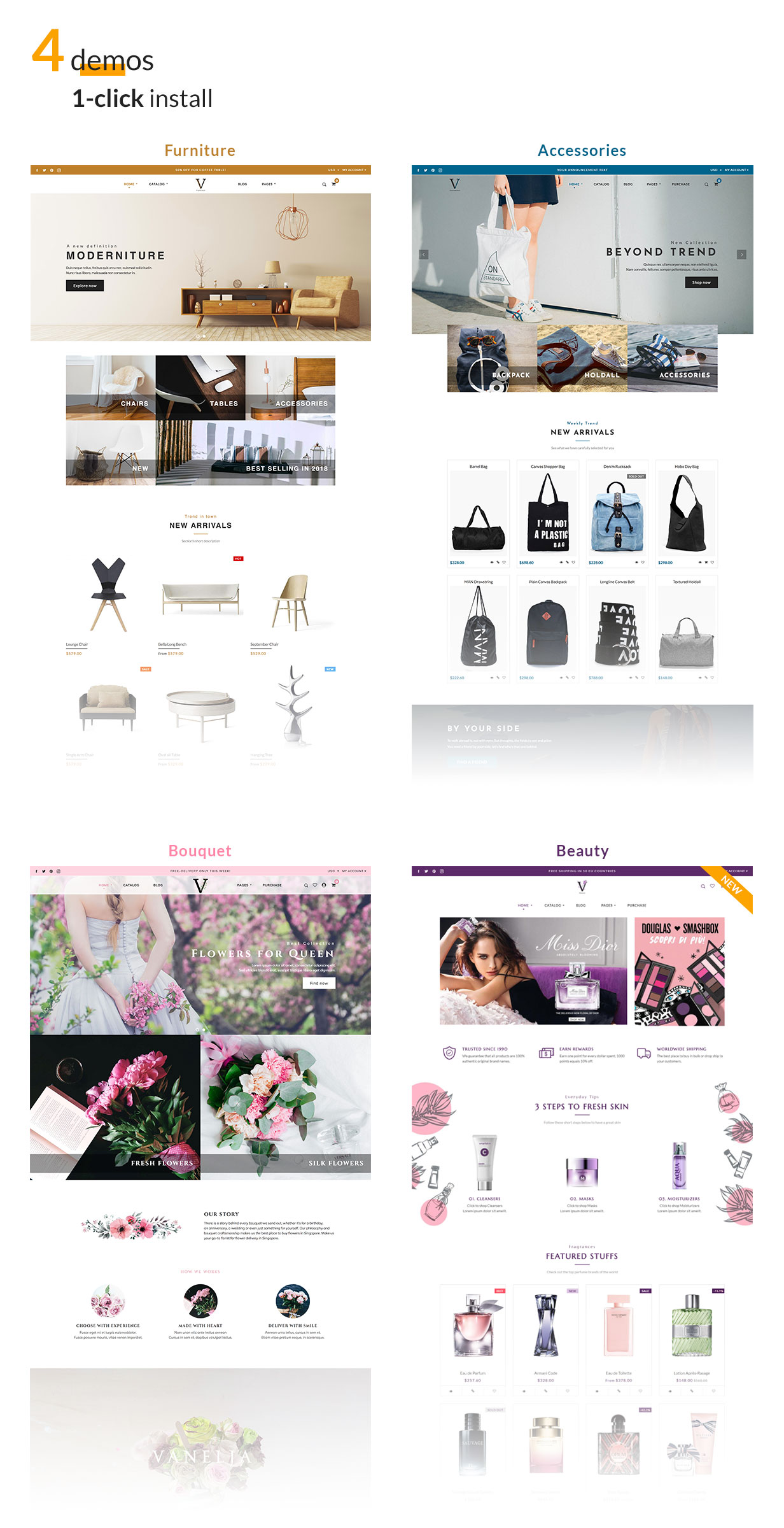 Virgo - Shopify Furniture, Accessories, Bouquet, Beauty, Multipurpose theme - 3