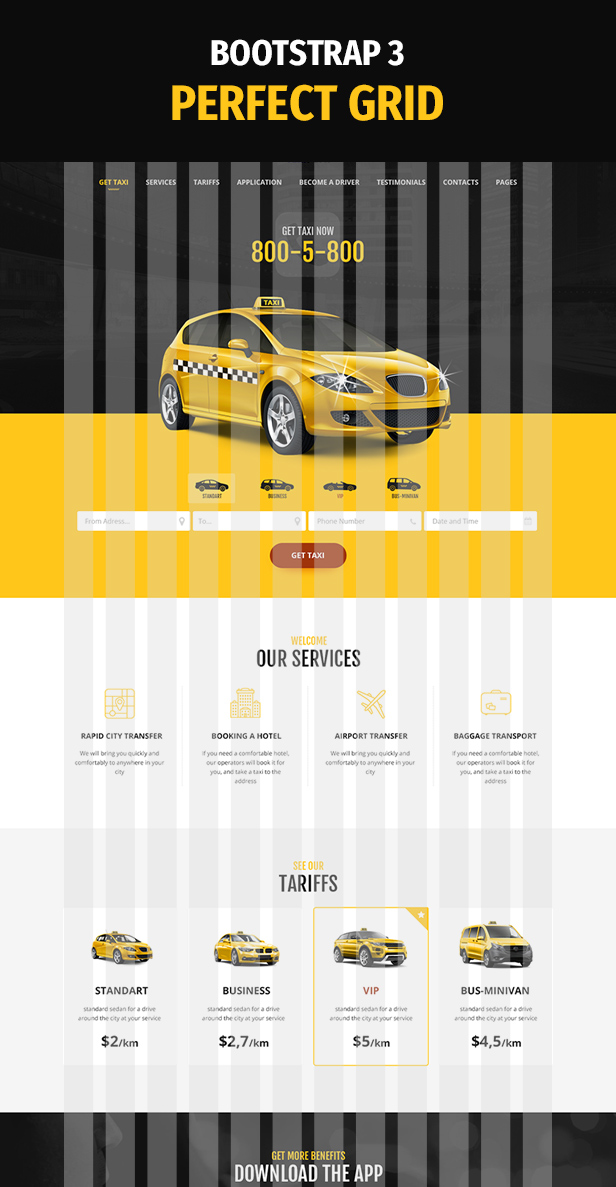TaxiPark - Taxi Cab Service Company WordPress Theme - 5