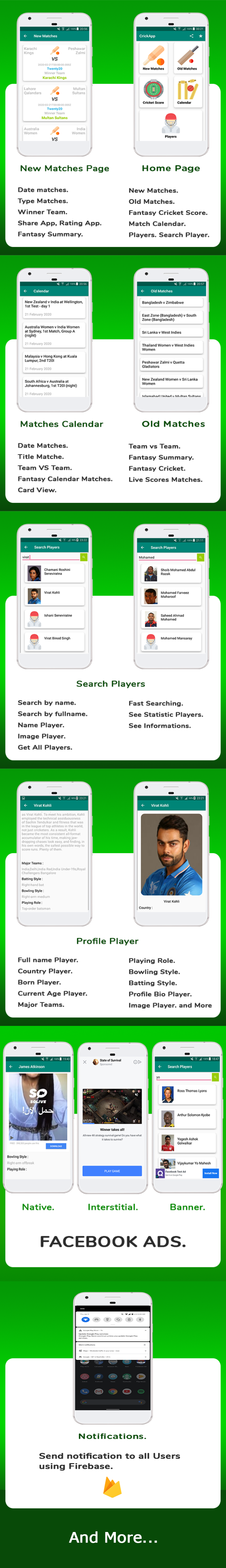 CrickApp Live Cricket Score - Fantasy Cricket & Leagues App - Player Statistics - Match Calendar - 2