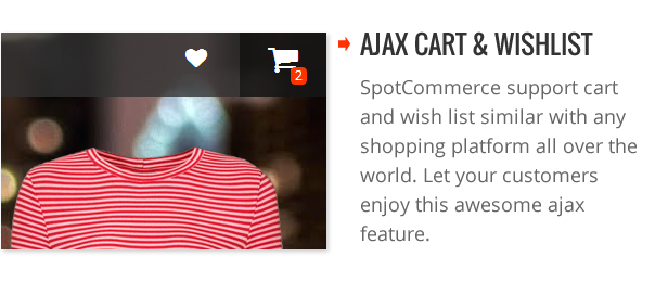 Cart and Wishlist Ready - SpotCommerce Blogger Shopping Template