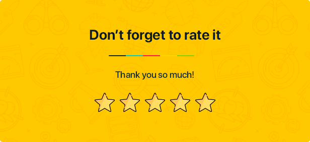 Don’t forget to rate it