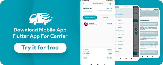 Carrier For E-Commerce Flutter App - 3