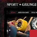 Red Grunge Styled WordPress Theme