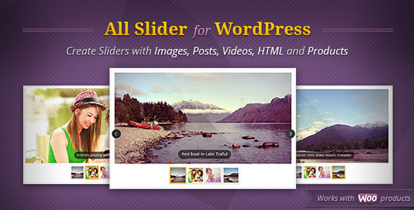 AllSlider - WordPress Responsive Slider Carousel - CodeCanyon Item for Sale