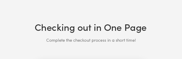 One Page Checkout Process - Zoli - Minimal & Modern Fashion WooCommerce WordPress Theme