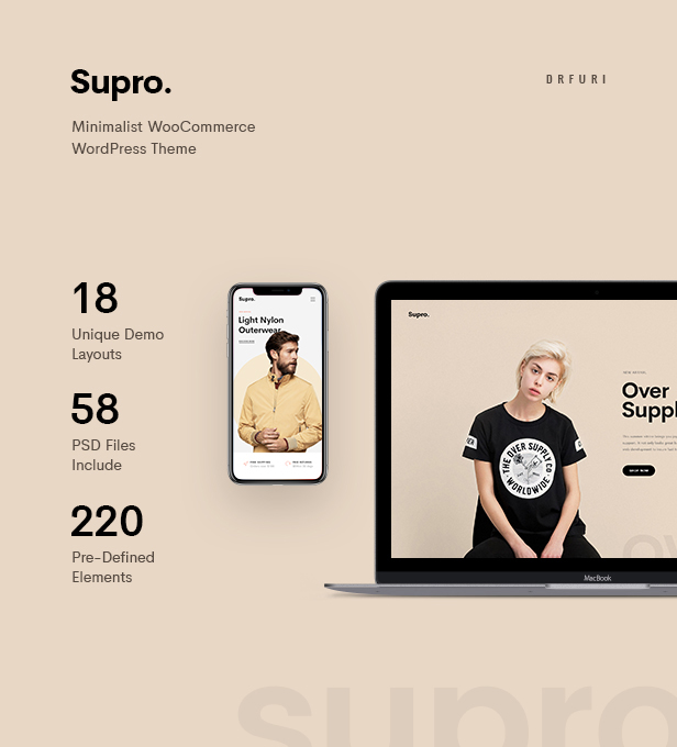 Supro - Minimalist AJAX WooCommerce WordPress Theme - 8