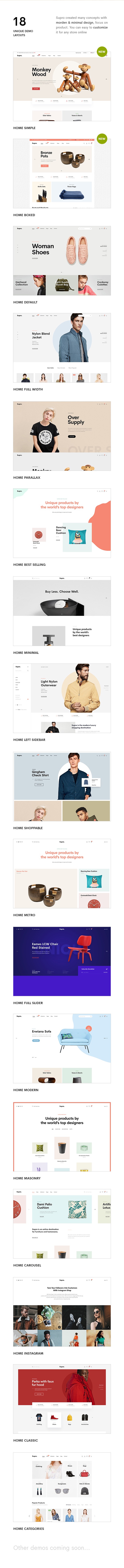 Supro - Minimalist AJAX WooCommerce WordPress Theme - 9