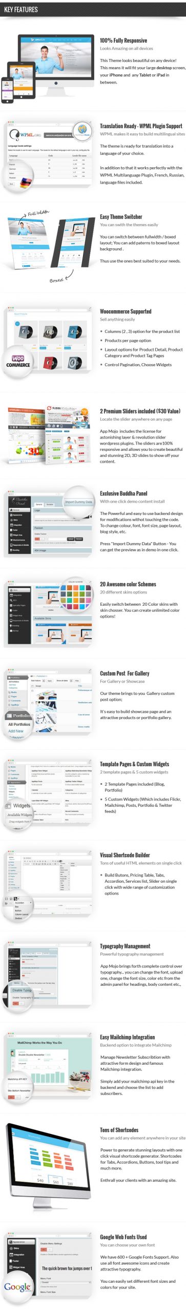 App Mojo - Software Landing Page WordPress Theme - 1