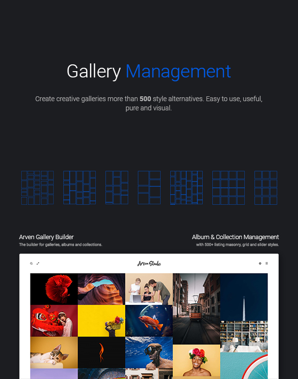 WordPress photography theme