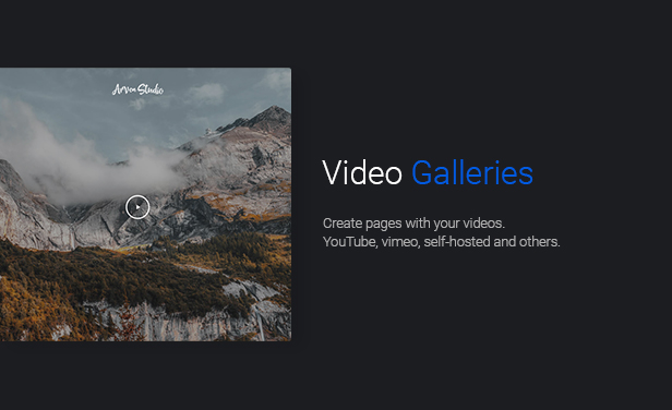 WordPress photography theme