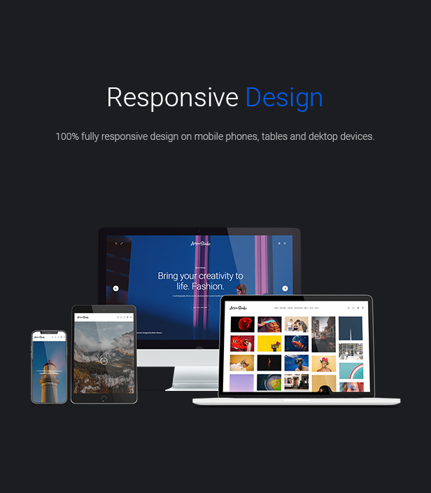 WordPress photography theme