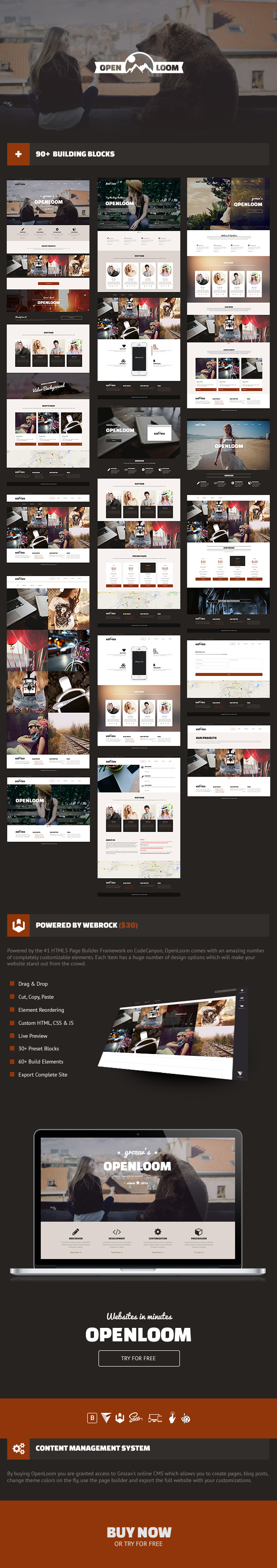 OpenLoom - MultiPurpose Template with Page Builder - 1