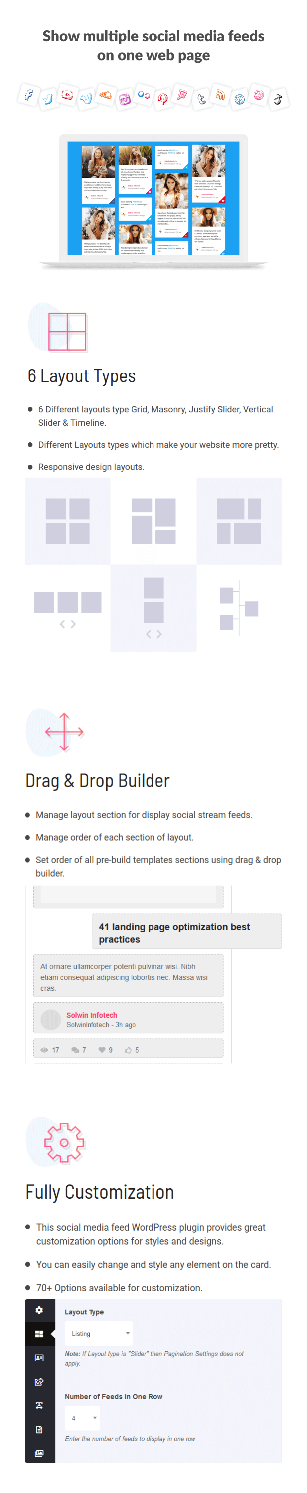 Social Stream Designer Key Features