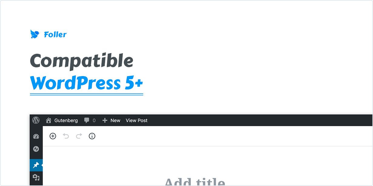 Compatible WordPress 5+