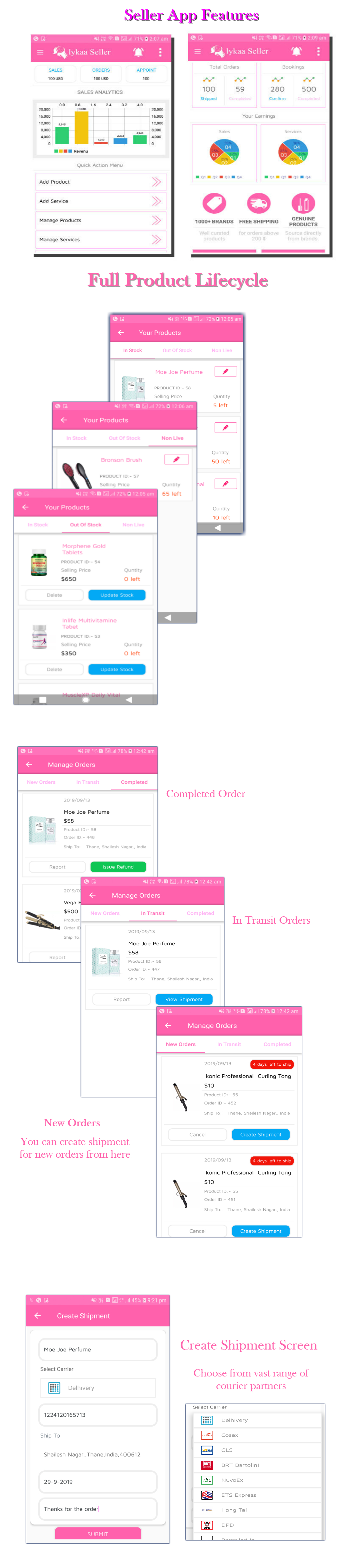 lykaa Multivendor Ecommerce & Spa Booking App - 9