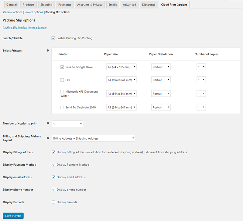 WooCommerce Google Cloud Print | Woocommerce Automatic Order Printing - 5