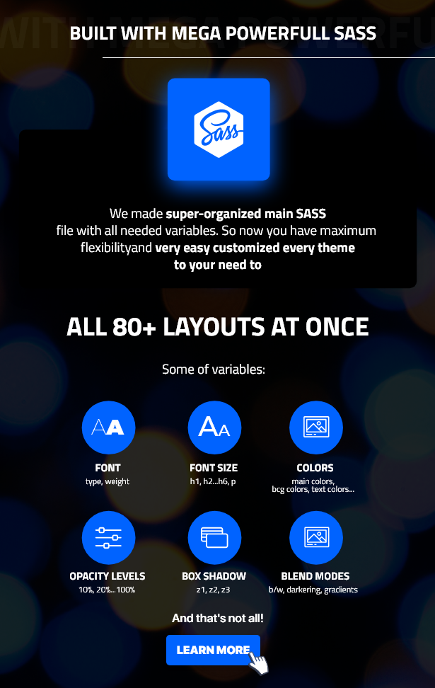 ionic 3 neon blue dark ionic-3-theme-free-demo